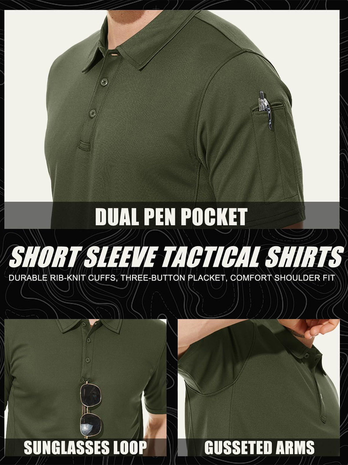 MAGCOMSEN メンズ ポロシャツ 半袖 速乾性 通気性 - Polo Shirt Pique のレビューと価格