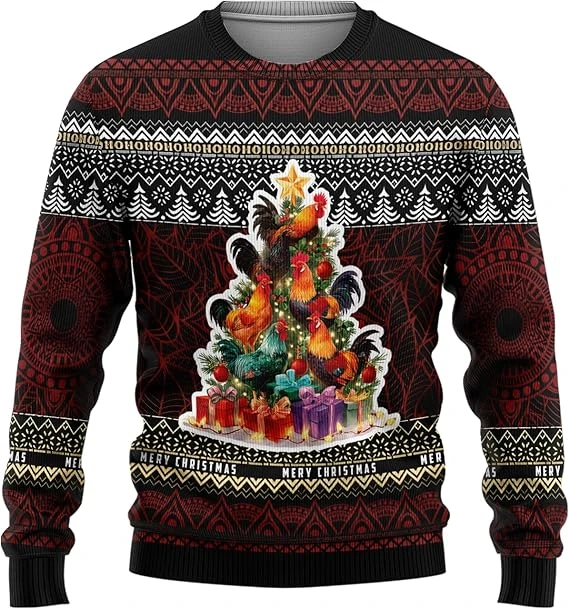 「Rooster」3Dプリントの、ちょっとおどろおどろしいク - Tee Graphic Print のレビューと価格